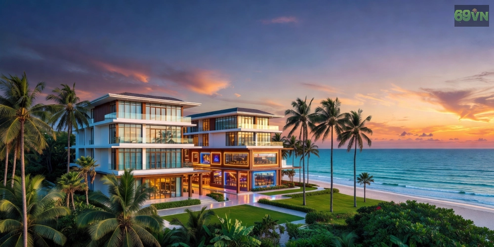 Hình minh họa khái niệm corona resort & casino phú quốc 69vn với không gian sang trọng